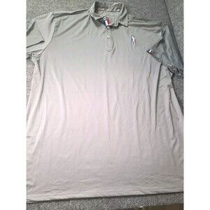 USAG U Suck At Golf Polo 3XL Gray Short Sleeve Shirt Amateur Beer Tour Logo